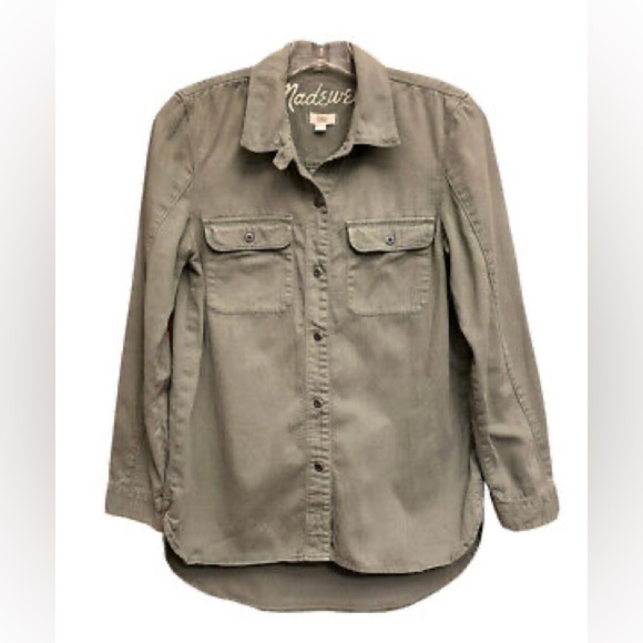 MADEWELL⭐️ button down 100%cotton shirt - Picture 1 of 6